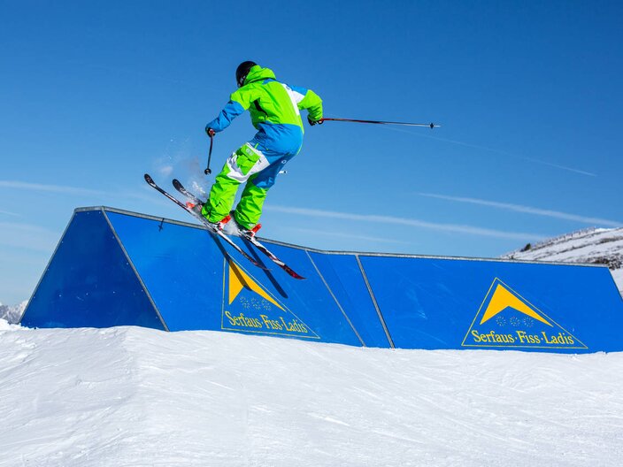 Snowpark Fiss | © Patrick Steiner QParks Snowpark Fiss in Serfaus-Fiss-Ladis | © Patrick Steiner QParks
